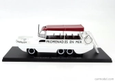 Perfex GMC Dukw Cckw 353 Charlot Truck Boat Promenades En Mer Anfibio Gommato 3-assi 1965 1:43 Bílá Červená