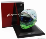 Spark-model Bell helmet F1  Casco Helmet Alfa Romeo C43 Team Stake N 24 Canada Gp 2023 Guanyu Zhou 1:5 Bílá Zelená