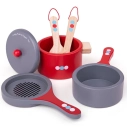 Bigjigs Toys Drevená súprava misiek s bodkami poškodený obal