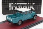 Matrix scale models Toyota Hj45 Land Cruiser Crew Cab Pick-up 1979 1:43 Zelená Bílá