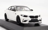 Minichamps BMW radu 2 M2 Cs Coupe (g42) 2020 - Čierne kolesá 1:43 Biela