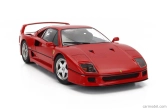 Kk-scale Ferrari F40 1987 - Black Interior 1:18 Rosso Ferrari Červená