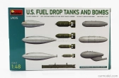 Miniart Accessories Military U.s. Fuel Drop Tanks And Bomb 1:48 /