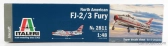 Italeri North american Fury Fj-2/3 Airplane Military 1960 1:48 /
