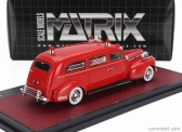 Modely v mierke Matrix Packard Henney Ambulance 1941 1:43 Červená