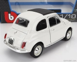 Bburago Fiat 500f Closed Roof 1965 1:16 biela