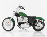 Maisto Harley Davidson Xl 1200v Seventy-two 2013 1:12 Green Met