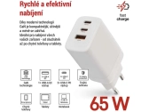 Napájací adaptér GaN PD 65W USB (napájanie)