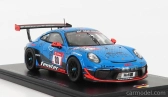 Spark-model Porsche 911 991-2 Gt3 Cup Team Huber Motorsport N 80 Winner Sp7 Class 24h Nurburgring 2021 H.wehrmann - U.berg - M.van Ramshorst - A.mies 1:43 Modrá Černá