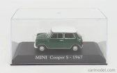 Edicola Mini Cooper S 1967 - Con Vetrina - With Showcase 1:43 Zelená Bílá