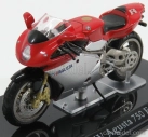 Edicola Mv agusta 750 F4 - Poškodenie Zobrazovací box 1:24 Červená strieborná