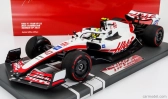 Minichamps Haas F1 Vf-22 Ferrari Team Haas N 47 Bahrain Gp 2022 Mick Schumacher 1:18 Biela čierna červená