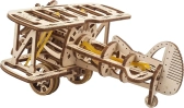 Ugears 3D dřevěná mechanická skládačka Mini dvojplošník