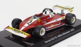 Edicola Ferrari F1 312 T3 N 12 Sezóna 1978 Gilles Villeneuve - Con Vetrina - S vitrínou 1:24 červená biela