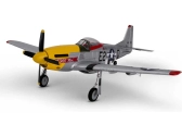 RC letadlo E-flite P-51D Mustang 0.49m Detroit Miss SAFE Select BNF Basic