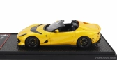 Bbr-models Ferrari 812 Competizione A Spider 2022 - Čierne kolesá 1:43 Giallo Tristrato - Yellow Met