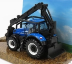 Bburago New holland T7.315 Tractor 2016 1:50 Modré Dřevo