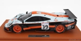 Topmarques Mclaren F 1 Gtr 6.0l V12 Team Gulf Davidoff Gtc Racing N 39 24h Le Mans 1997 R.bellm - A.g.scott - M.sekiya 1:12 Light Blue Red
