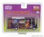 American diorama Truck The Van Taco Food Truck 2016 1:64 Black