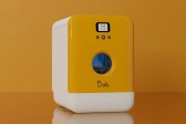 Stolní myčka Bob, přední dvířka, žlutá