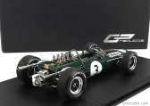 Gp-replika Brabham F1 Bt19 N 3 Winner Germany Gp Jack Brabham 1966 World Champion - Con Vetrina - S vitrínou 1:18 Green Gold