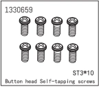 1330659 - Button Head self-tapping Screws ST3*10 (8)