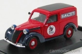 Brumm Fiat 1100e Van Ramazzotti 1950 1:43 Červená modrá