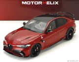 Motorhelix Alfa romeo Giulia Gtam s motorom a príslušenstvom 2021 1:18 Red Met