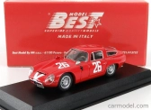 Najlepší model Alfa romeo Tz1 N 26 1000km Monza 1965 Pianta - Sala 1:43 Red