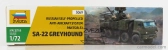 Zvezda Truck Pantir Sa-22 Greyhound Truck Military 4-assi 2012 1:72 /