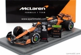 Spark-model Mclaren F1  Mcl38 Team Mclaren N 4 Winner Miami Gp 2024 First F1 Victory Lando Norris 1:43 Oranžová Černá