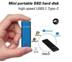 14TB MINI pevný disk SSD z hliníkovej zliatiny Farba: čierna