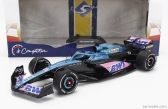 Solido Renault F1 A523 Team Bwt Alpine Press Launch Livery N 10 Pierre Gasly - N 31 Esteban Ocon 2023 1:18 Modrá čierna ružová