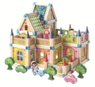2Kids Toys Dřevěná stavebnice Zámek barevný
