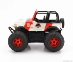 Jada Jeep Wrangler Sea And Water Land Open 2015 - Jurský svet 1:16 Bielo-červená