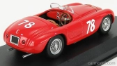 Art-model Ferrari 166mm Barchetta Ch.0034 N 78 2nd Coppa D'oro Di Sicilia 1951 P.marzotto 1:43 Červená