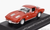 Edicola Chevrolet Corvette Stingray C2 Coupe 1963 - Con Vetrina - S vitrínou 1:43 červená