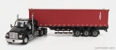 Dm-models Kenworth T880 Sbfa Truck Container 40 1990 1:50 Černá Hnědá