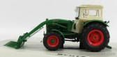 Universal hobbies Deutz-fahr D6005 4wd Traktor uzavretý s čelným nakladačom 1965 1:32 Zelená béžová