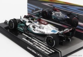 Minichamps Mercedes gp F1 W13e Team Mercedes-amg Petronas F1 N 63 3rd France Gp 2022 George Russell 1:43 Stříbrná Zelená