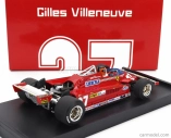 Brumm Ferrari F1  126ck Turbo N 27 Italy Gp 1981 Gilles Villeneuve - With Driver Figure 1:43 Red