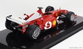 Edicola Ferrari F1  F2002 N 2 Season 2002 Rubens Barrichello - Con Vetrina - With Showcase 1:24 Red