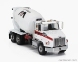 Dm-models Western star 4700 Sb Betoniera Tanker Cement Mixer Truck 3-assi 2018 1:50 Bílá