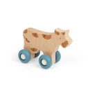 Bigjigs Toys Domáci maznáčik na kolieskach Krava