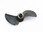 Závodní ocelový lodní šroub 2 listý, pravý, stoupání 36mm, 29,0mm/M4