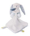 Doudou Darčeková sada Plyšový králik s dečkou 10 cm modrý