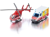 SIKU Super – Ambulancia s vrtuľníkom 1:87