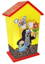 Dřevěná pokladnička Krtek