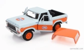 Motor-max Ford usa Bronco Gulf 1978 1:24 Světle Modrá Oranžová
