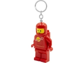 LEGO svietiaca kľúčenka – Kozmonaut červený
